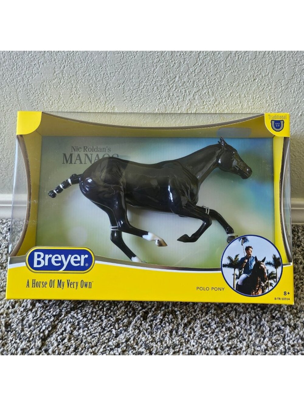 Breyer Collector Club Appreciation CCA GLOSSY Manaos Polo Pony Smarty Jones SR